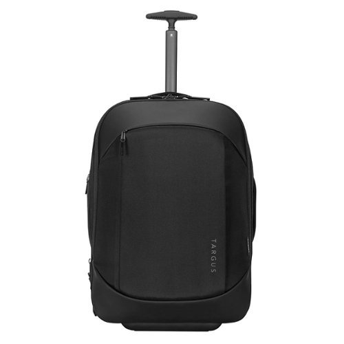 Targus 15.6” EcoSmart Mobile Tech Traveler Rolling Backpack - Black GLOBAL SHIPPING