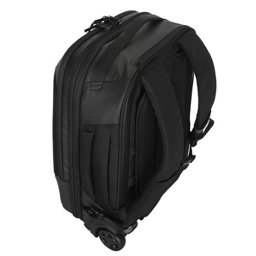 Targus 15.6” EcoSmart Mobile Tech Traveler Rolling Backpack - Black BUY IN EUROPE