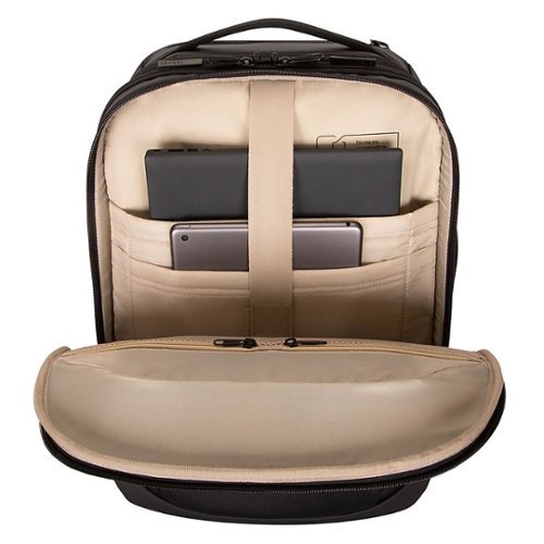 Targus 15.6” EcoSmart Mobile Tech Traveler Rolling Backpack - Black BUY IN DUBAI
