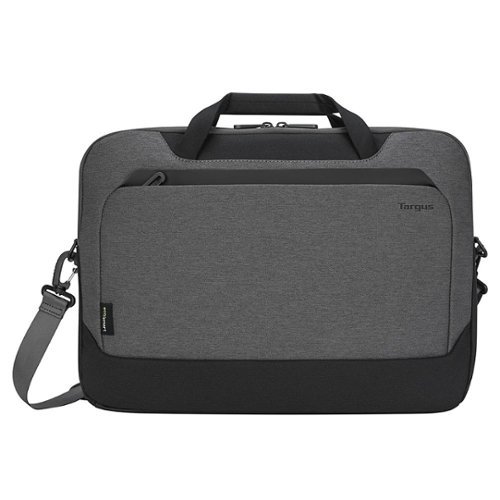 Targus - 15.6” Cypress Briefcase with EcoSmart - Gray