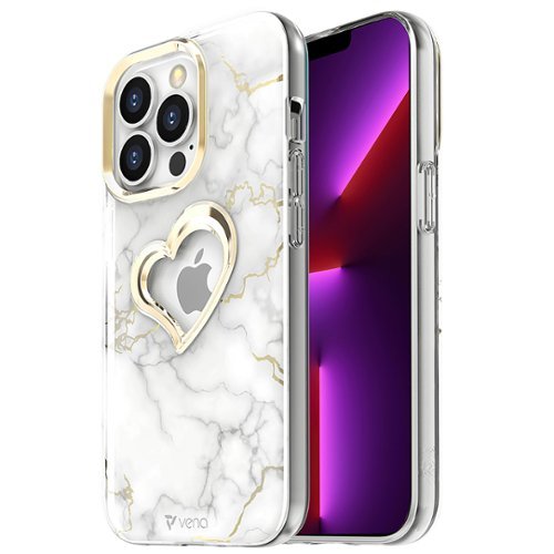 Vena - vLove MagSafe Compatible Protective Case for Apple iPhone 13 Pro - White