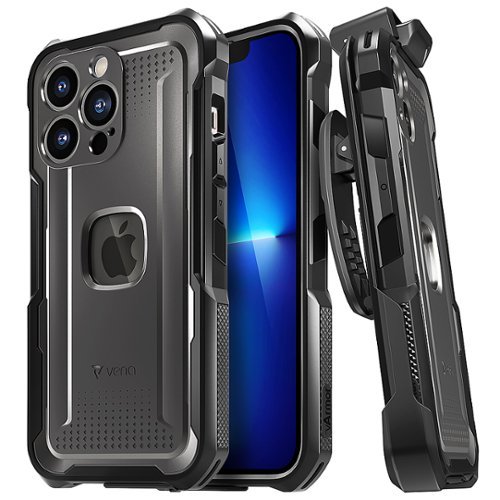 Vena - vArmor Holster Case for Apple iPhone 13 Pro - Graphite Gray
