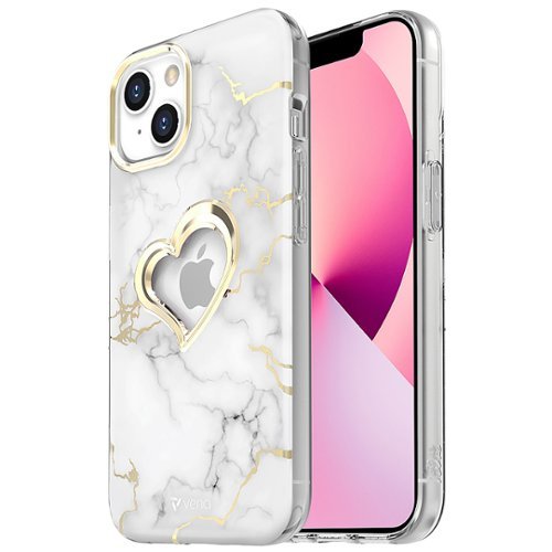 Vena - vLove MagSafe Compatible Protective Case for Apple iPhone 13 - White