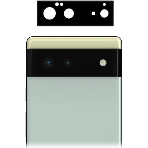 SaharaCase - ZeroDamage Camera Lens Protector for Google Pixel 6 (2-Pack) - Black