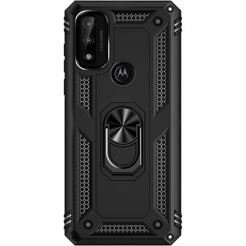 SaharaCase - Military Kickstand Series Case for Motorola Moto G Pure, G Power 2022, and G Play 2023 - Black