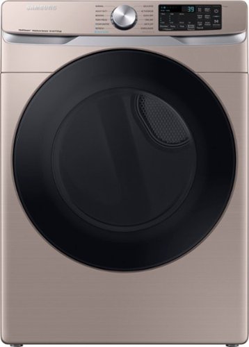 Samsung - 7.5 Cu. Ft. Stackable Smart Electric Dryer with Steam Sanitize+ - Champagne
