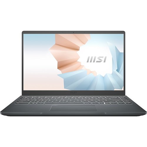 MSI - Modern 14 14" Laptop - AMD Ryzen 5 - 8 GB Memory - 256 GB SSD - Carbon Gray