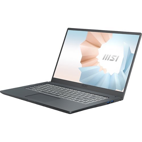 MSI - Modern 15 15.6" Laptop - Intel Core i7 - 8 GB Memory - 1 TB SSD - Carbon Gray