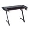 Highmore - Aggro 40" LED Gaming Desk - Black-Front_Standard