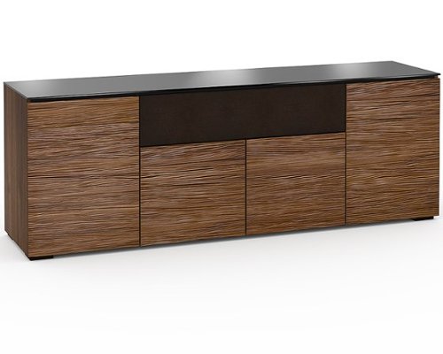 Salamander Designs - Denver AV Cabinet for Most TVs up to 85" - Medium Walnut