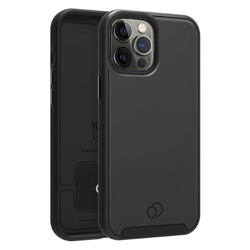 Nimbus9 - Cirrus 2 Case for Apple iPhone 13 Pro Max and 12 Pro Max - Black