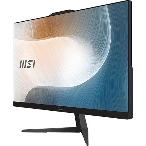 MSI - Modern 23.8" Touch-Screen All-In-One - Intel Pentium Gold - 4 GB Memory - 128 GB SSD - Black