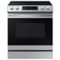 Samsung - 6.3 cu. ft. Smart Instant Heat Slide-in Induction Range with Air Fry & Convection+ - Stainless Steel-Front_Standard