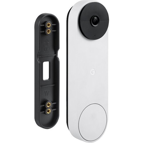 Wasserstein No-Drill Mount for Google Nest Doorbell (battery) - Black WORLDWIDE DELIVERY