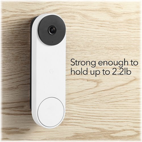 Wasserstein No-Drill Mount for Google Nest Doorbell (battery) - Black SHOP ONLINE
