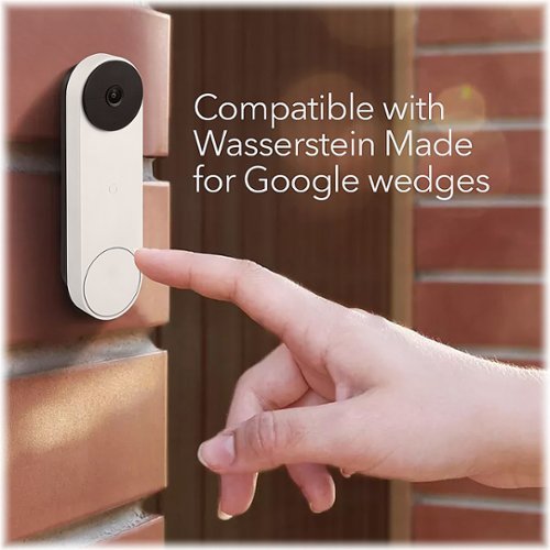 Wasserstein No-Drill Mount for Google Nest Doorbell (battery) - Black BUY ONLINE