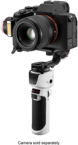 Zhiyun - Crane M3 3-Axis Gimbal Stabilizer for Smartphones, Action Cameras, and Mirrorless Cameras with detachable tri-pod stand - White
