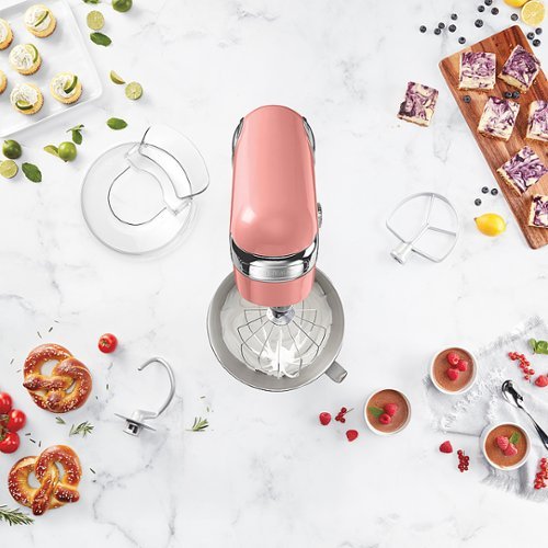 Cuisinart - Precision Master 5.5 Quart Stand Mixer - Blushing Coral-Alt_View_Standard_23 