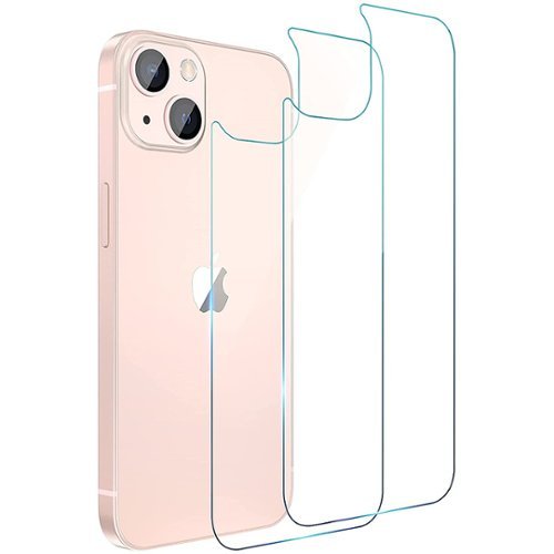 SaharaCase - ZeroDamage Tempered Glass Rear Housing Protector for Apple iPhone 13 mini (2-Pack)