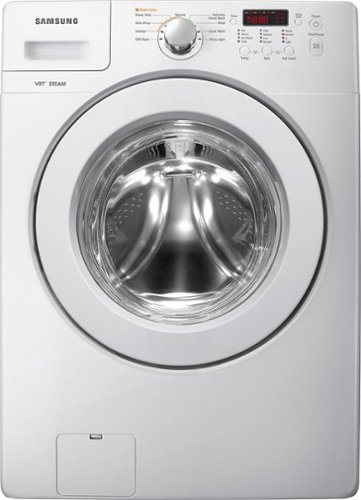  Samsung - 3.6 Cu. Ft. 9-Cycle High-Efficiency Front-Loading Washer with Steam