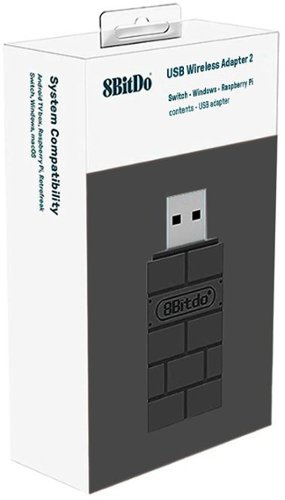 8BitDo Wireless USB Adapter 2 for Most Gaming Controllers - Black GLOBAL SHIPPING