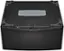 Front. LG - SideKick 1.0 Cu. Ft. High-Efficiency Top Load Pedestal Washer with 3-Motion Technology - Black steel.