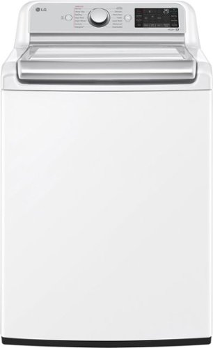 Photos - Washing Machine LG  5.5 Cu. Ft. High-Efficiency Smart Top Load Washer with Steam and Turb 