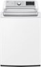 LG - 5.5 Cu. Ft. High-Efficiency Smart Top Load Washer with Steam and TurboWash3D Technology - White-Front_Standard 