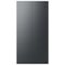 Samsung - Bespoke 4-Door French Door Refrigerator Panel - Top Panel - Matte Black Steel-Front_Standard