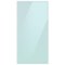 Samsung - Bespoke 4-Door French Door Refrigerator Panel - Top Panel - Morning Blue Glass-Front_Standard