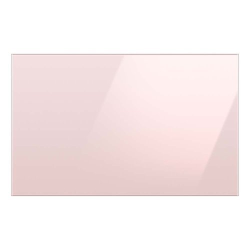 Samsung - Bespoke 4-Door French Door Refrigerator panel - Bottom Panel - Pink Glass