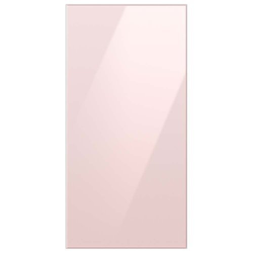 Samsung - Bespoke 4-Door French Door Refrigerator Panel - Top Panel - Pink Glass