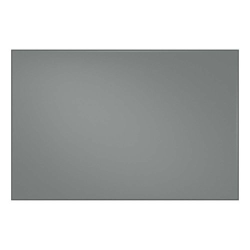 Samsung - Bespoke 3-Door French Door Refrigerator panel - Bottom Panel - Gray Glass