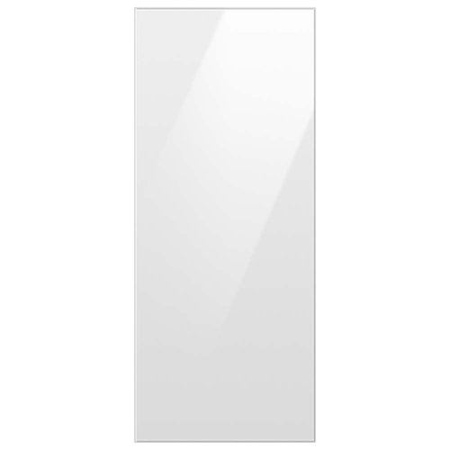 Samsung - Bespoke 3-Door French Door Refrigerator panel - Top Panel - White Glass