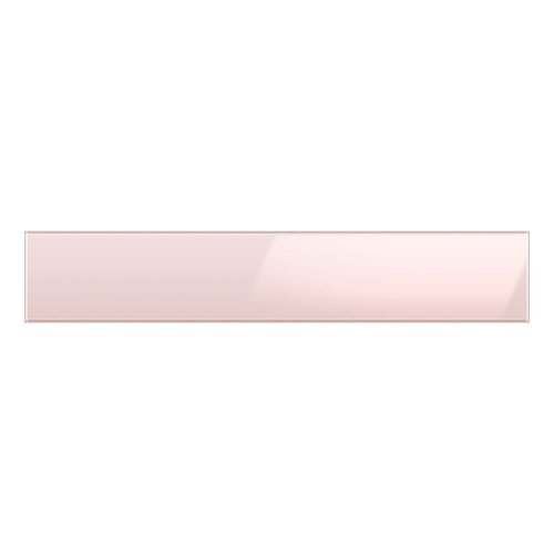 Samsung - Bespoke 4-Door French Door Refrigerator Panel - Middle Panel - Pink Glass