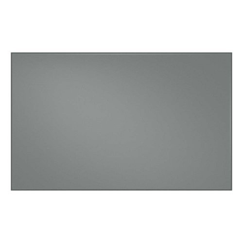 Samsung - Bespoke 4-Door French Door Refrigerator panel - Bottom Panel - Gray Glass