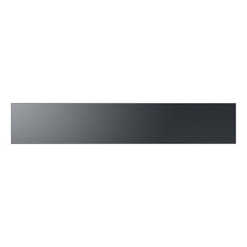Samsung - Bespoke 4-Door French Door Refrigerator Panel - Middle Panel - Matte Black Steel