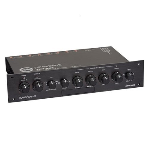 Powerbass - 4-Band 3-Zone Power Sports Equalizer with Bluetooth