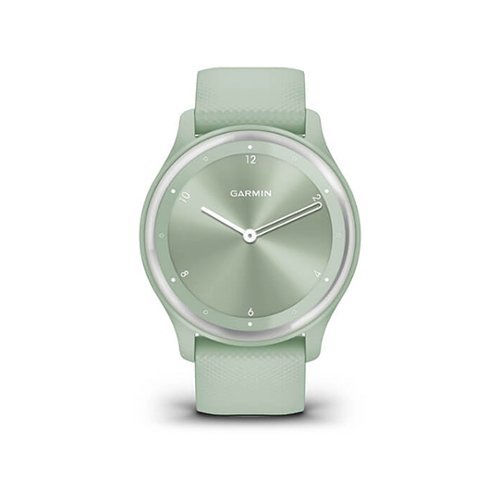 Garmin - vívomove Sport Smartwatch 20mm Fiber-reinforced polymer - Cool Mint