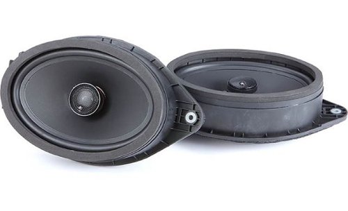Powerbass - OE Series 6x9in. 2-Way Coaxial OEM Replacement Speaker with Injection Molded PP Cone - Black