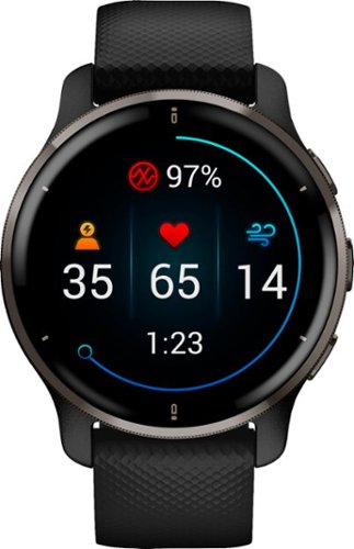 Garmin - Venu 2 Plus GPS Smartwatch 33mm Fiber-reinforced polymer - Slate