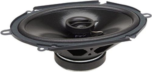 Powerbass - S Series 6x8in. OEM Replacement Co-Axial Speaker with 2-layer Paperand DDC (Dynamic Damping Coating) Cone - Black