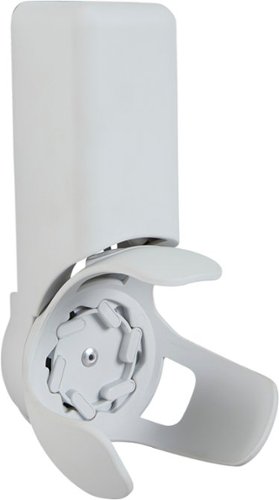 Sanus - Tilt and Swivel Mount for Amazon Echo (4th Gen) - White-Left_Standard 