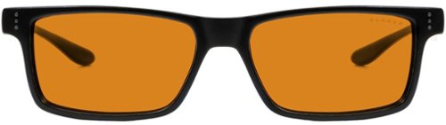 GUNNAR - Vertex Gaming Glasses with Ultraviolet (UV) Light Protection and Blue Light Reduction Max Tint Amber Lenses - Onyx