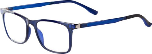 Wavebalance - BlueDuo, Cruise, Blue Light Reducing Glasses with Magnetic Sunglass Clip-On- Deep Sea - Blue