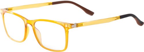 Wavebalance - BlueDuo, Cruise, Blue Light Reducing Glasses with Magnetic Sunglass Clip-On- Honey - Yellow