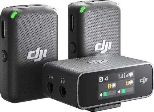 Image of DJI - Mic - Wireless Lavalier Microphone with Dual-Channel Recording