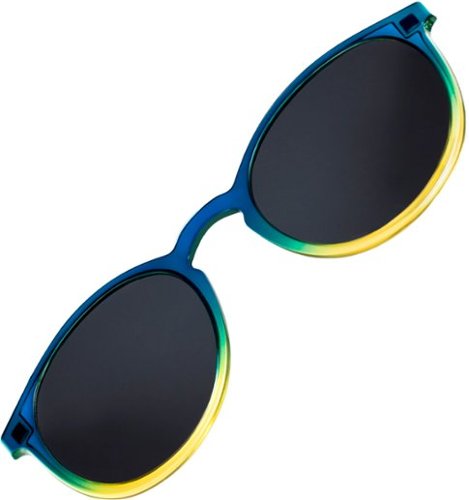 Wavebalance BlueDuo, Poet, Blue Light Reducing Glasses with Magnetic Sunglass Clip-On - Tie Dye GLOBAL SHIPPING