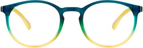 Wavebalance BlueDuo, Poet, Blue Light Reducing Glasses with Magnetic Sunglass Clip-On - Tie Dye WORLDWIDE DELIVERY