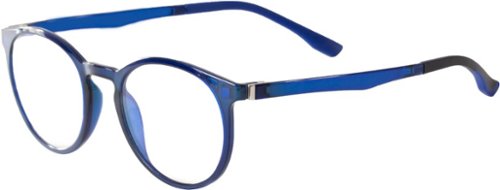 

Wavebalance - BlueDuo, Poet, Blue Light Reducing Glasses with Magnetic Sunglass Clip-On - Deep Sea